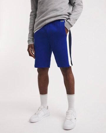 Lacoste Boys Colourblock Shorts in Blue