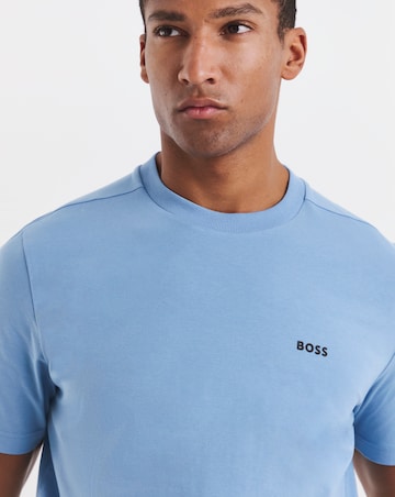 BOSS Short Sleeve Chest Logo T-Shirt - Light Blue