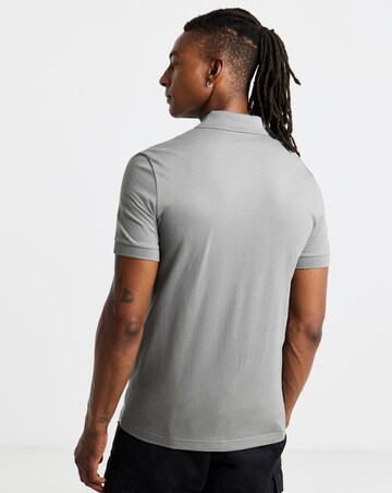 BOSS Short Sleeve Slim Fit Passenger Polo - Charcoal