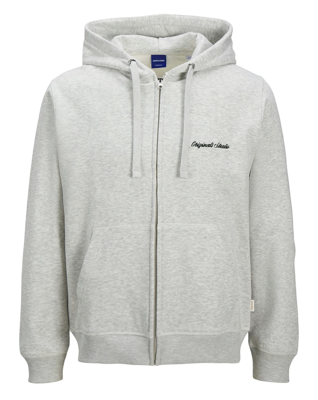 Jack & Jones Norrebro Full Zip Hoodie - Grey