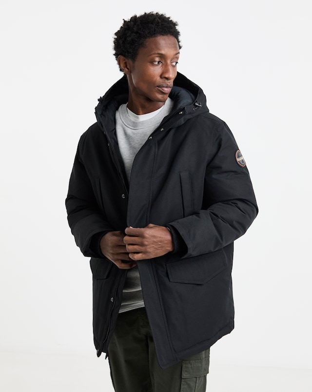 Napapijri Cornier Longline Coat - Black