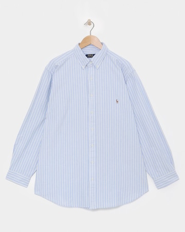Polo Ralph Lauren Blue Striped Classic Oxford Shirt