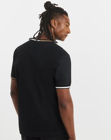 BOSS Tipped Crew Neck Black T-shirt