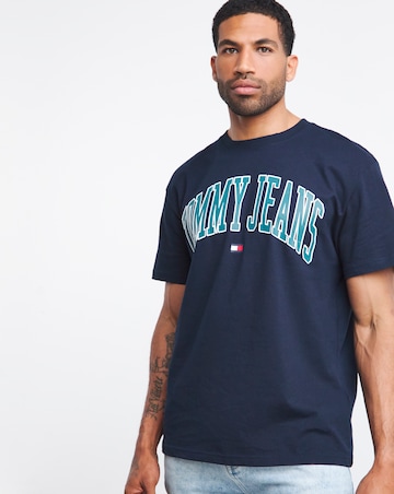 Tommy Jeans Large Varsity Logo T-Shirt