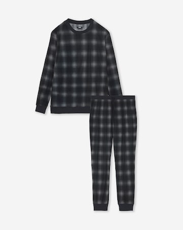 Fleece Check Lounge Set