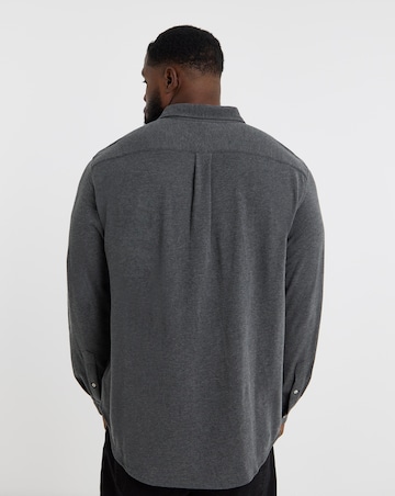 Polo Ralph Lauren Long Sleeve Stretch Mesh Shirt - Grey