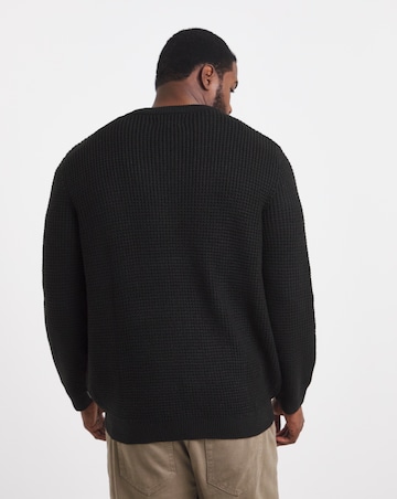 Jack & Jones Global Knitted Jumper - Black