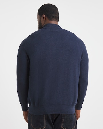 Polo Ralph Lauren 1/4 Zip Jumper - Navy Heather