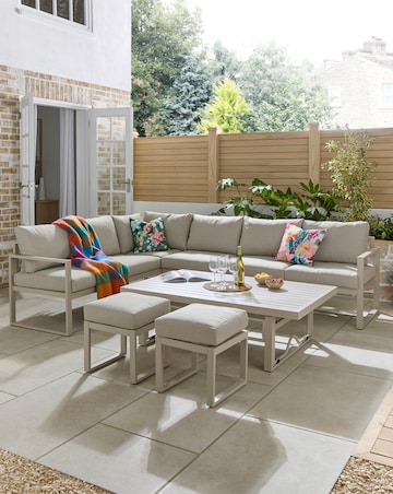 Soho Aluminium Corner Sofa Set