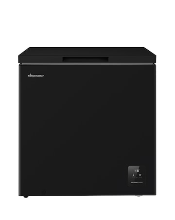 Fridgemaster MCF200EB 198L Freestanding Chest Freezer - Black - E Rated