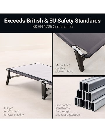 Jay-Be Lite Folding Bed with Mattress - Single