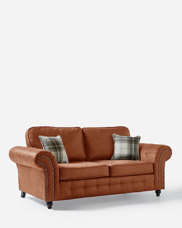 Oakland Faux Leather 3 Seater Sofa