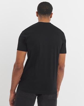 BOSS Short Sleeve Stripe Logo T-Shirt - Black
