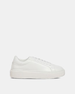 Jack &amp; Jones Aspire Cupsole PU Trainer - White