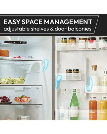 Hoover H-Fridge 300 HOCH1T518EWK-1 181cm High 50/50 Fridge Freezer - White