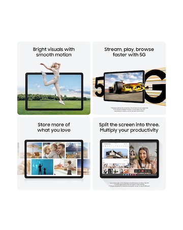 Samsung Galaxy Tab A9+ 11in 128GB WiFi Tablet - Grey