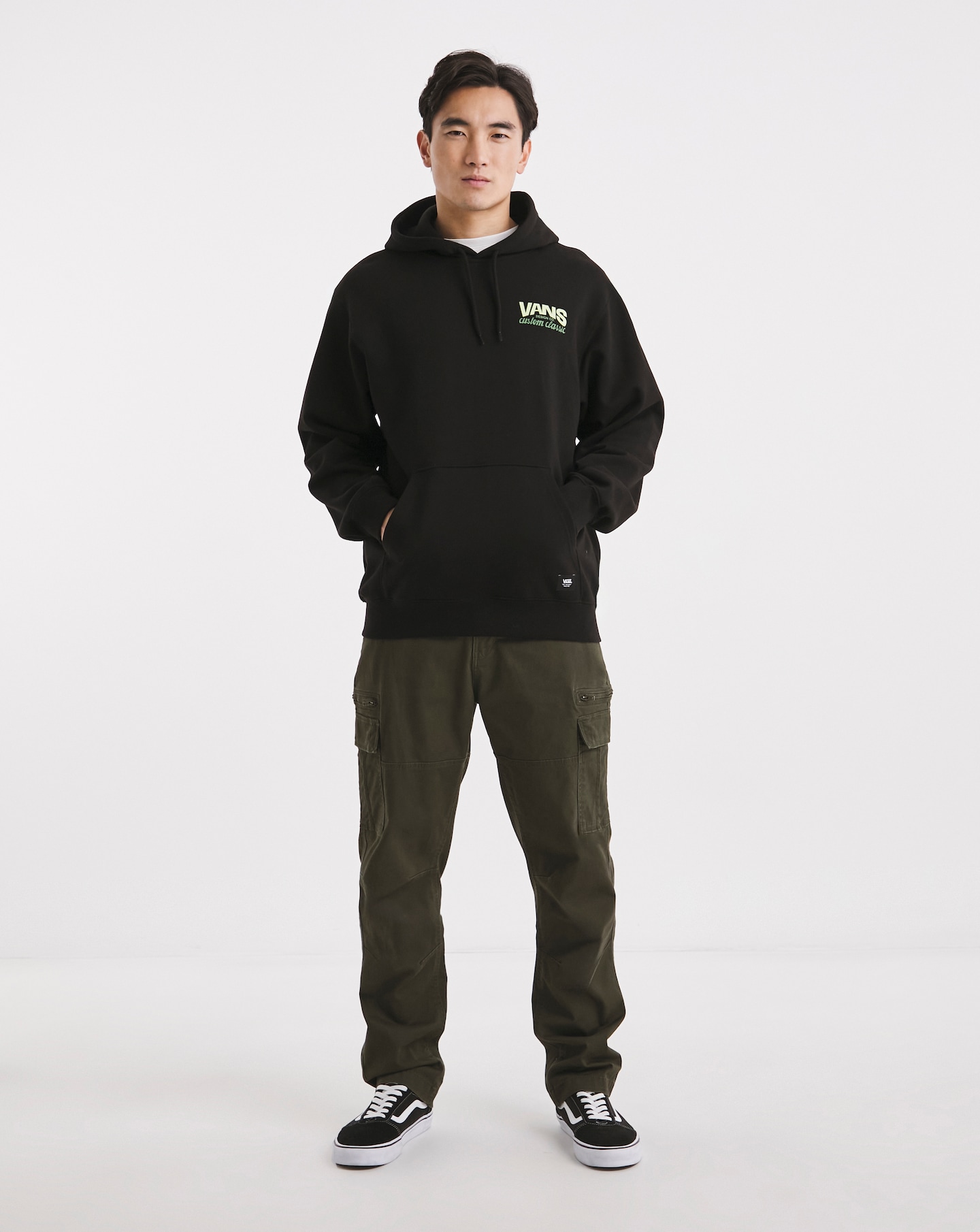 VANS Logo Pullover Hoodie | Jacamo