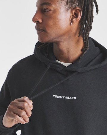 Tommy Jeans Varsity Crest Hoodie - Black