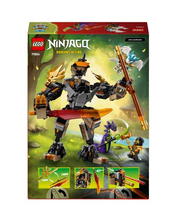 LEGO NINJAGO Cole's Mission Mech & Dragon Zane 71854
