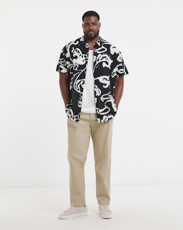 Jack & Jones Montauk Printed Shirt - Black