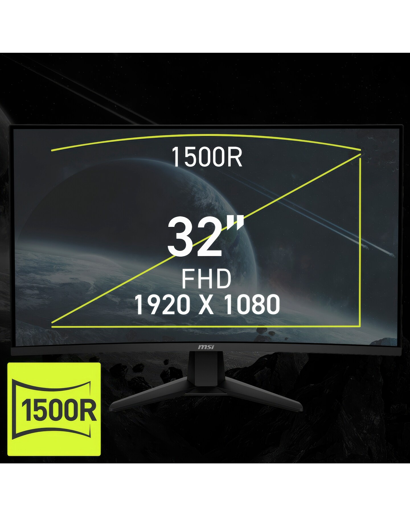 N*0様 MSI MAG 32C6X [31.5インチモニター] MSI MAG 32C6X