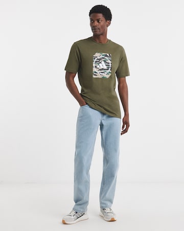 adidas Camo Box Logo T-Shirt