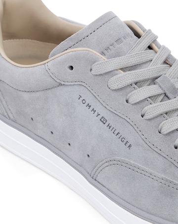 Tommy Hilfiger Lo Lux Suede Trainer - Grey