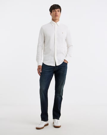 Polo Ralph Lauren Long Sleeve Stretch Jersey Shirt - Cream
