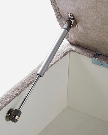 Hunter Chenille Storage Footstool