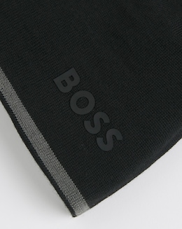 BOSS Black Large Logo Knitted Beanie