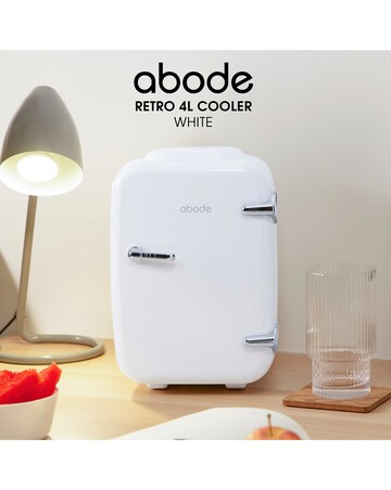 Abode Retro A4CLR201W Mini Cooler and Warmer - White