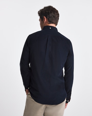 Barbour Ramsey Tailored Cord Shirt - Navy