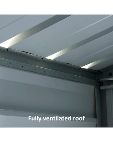 Yardmaster 6x4ft Tall Pent Metal Shed