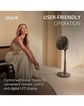 Duux Whisper 2 Grey Pedestal Fan