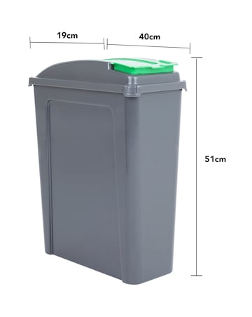 Wham Set of 3 Recylce It 25L Slimline Bins