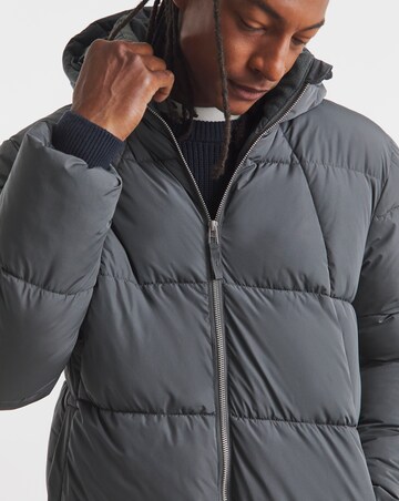 Grey Puffer Jacket