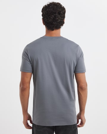 BOSS Short Sleeve Large Logo T-Shirt - Charcoal