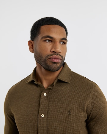 Polo Ralph Lauren Long Sleeve Stretch Jersey Shirt - Brown
