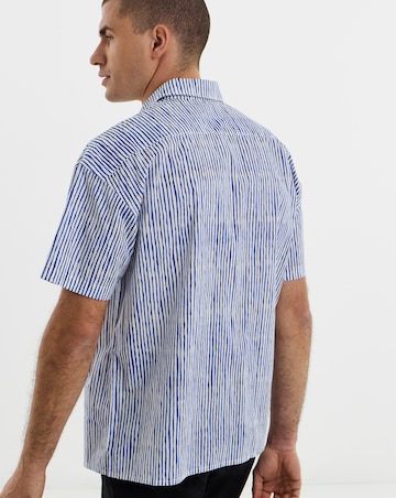 Napapijri Elior Short Sleeve Shirt - Stripe