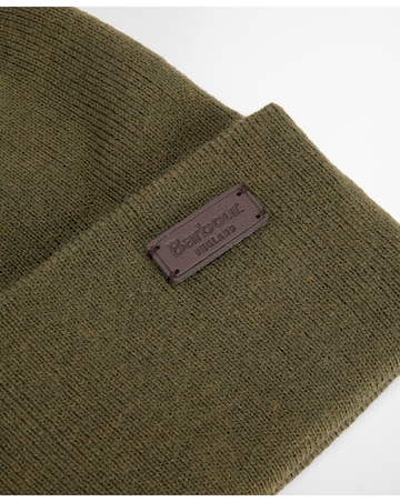 Barbour Healey Beanie Hat - Olive