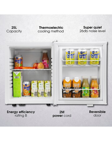 Abode 26L Quiet/ SIlent Cooler - White