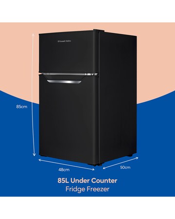 Russell Hobbs RH85UCFF482E1B Under Counter Fridge Freezer - Black