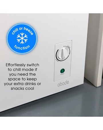 Abode A142CF0E1W Chest Freezer 142L - White