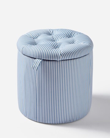 Julipa Mae Striped Storage Ottoman
