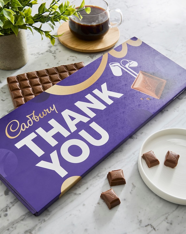 Dairy Milk Thank You Gift Chocolate Bar 850g