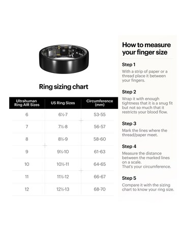 Ultrahuman Ring AIR Bluetooth Smart Ring - Air Gold - Size 7
