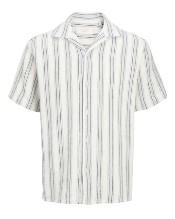Jack & Jones Coba Stripe Shirt - White