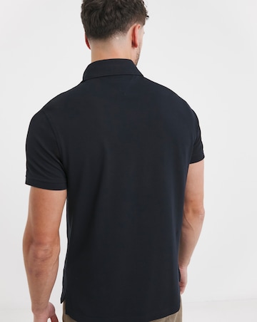 Tommy Hilfiger Short Sleeve Navy 1985 Pique Polo Shirt