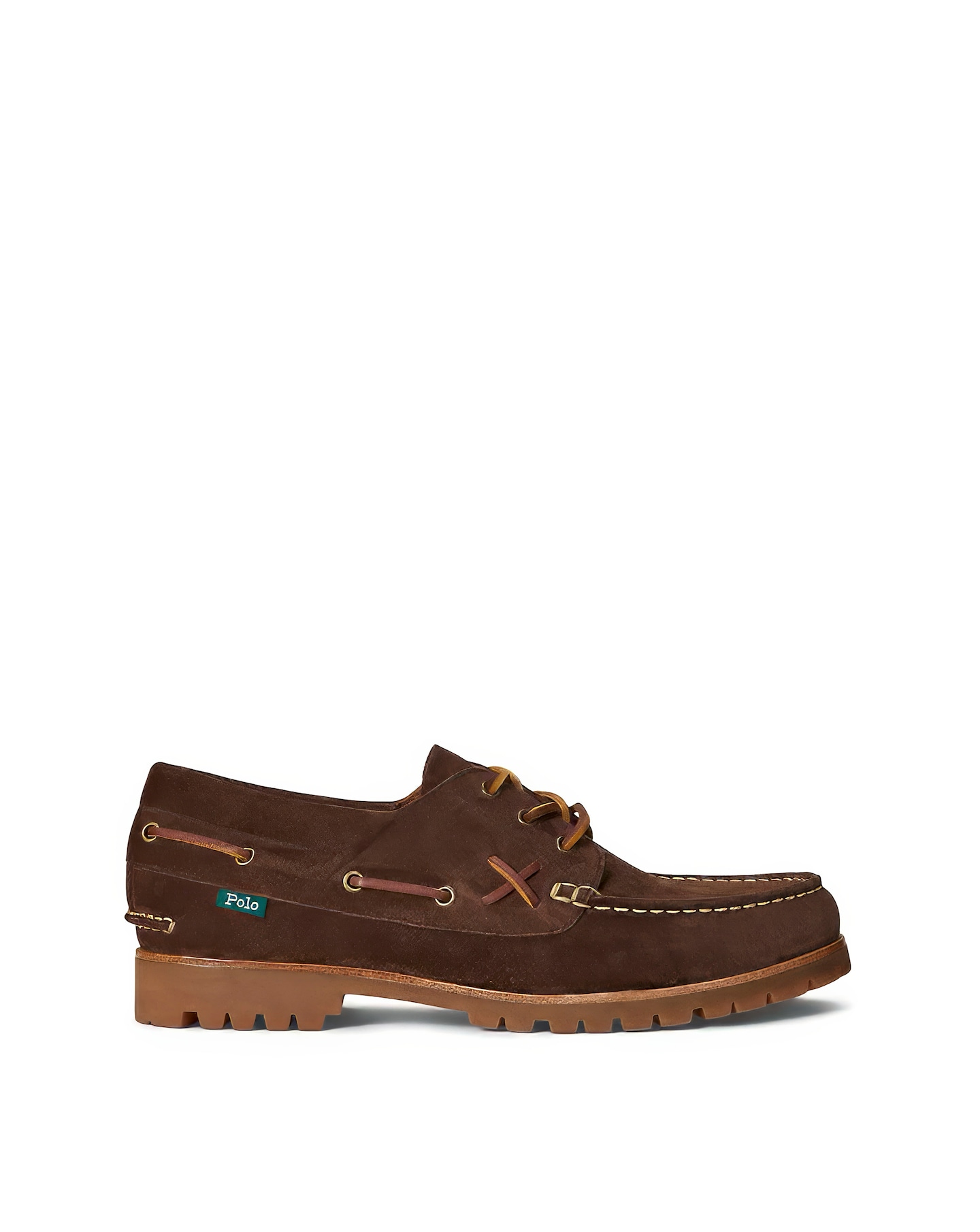 Polo Ralph Lauren Ranger Leather Deck Shoe - Brown | Jacamo