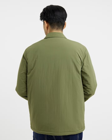 Khaki Shower Resistant Lightweight Padded Jacket